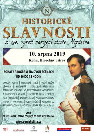 Plakát Slavnosti Kolín- Kmochův ostrov